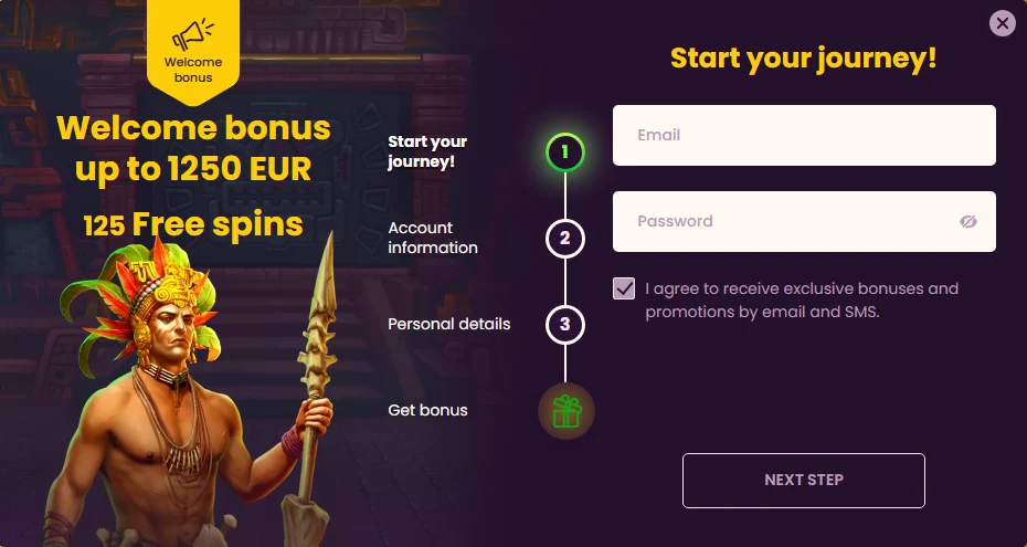 Bizzo Casino Registration